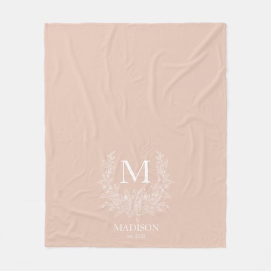 Monogram deken (Voorkant)