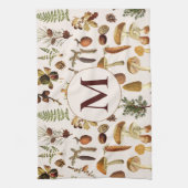 Monogram  dennenbos schatten patroon theedoek (Verticaal)