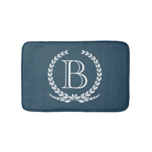Monogram design badmat