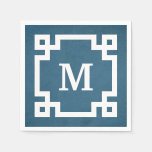 Monogram design servetten