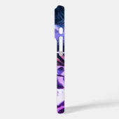 Monogram dierenprint luipaard roze paarse girly Case-Mate iPhone case (Achterkant / Links)