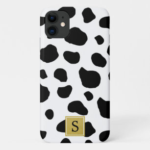 Monogram - Dierlijke afdrukken, Koeienspots - Zwar iPhone 11 Hoesje