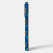 Monogram Dinosaurus iPhone / iPad hoesje (Achterkant / Links)
