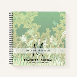 Monogram Docenten Bedankt Eind van het Jaar Cadeau Notitieboek