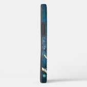 Monogram  Donkerblauwe Alice in Wonderland Case-Mate iPhone Case (Achterkant / Rechts)