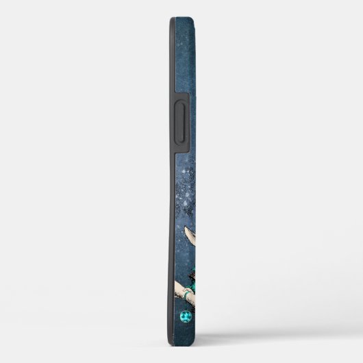 Monogram  Donkerblauwe Alice in Wonderland Case-Mate iPhone Case (Achterkant / Rechts)