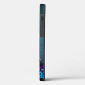 Monogram  Donkerblauwe Alice in Wonderland Case-Mate iPhone Case (Achterkant / Links)