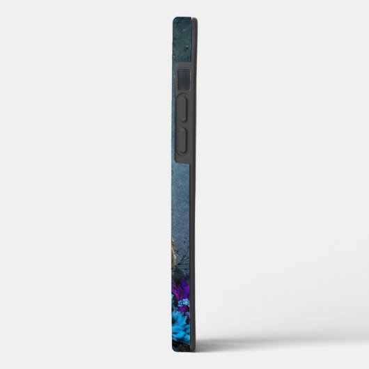 Monogram  Donkerblauwe Alice in Wonderland Case-Mate iPhone Case (Achterkant / Links)