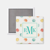 Monogram | Doordacht Butterflies-stap Magneet (Voorkant / Achterkant)