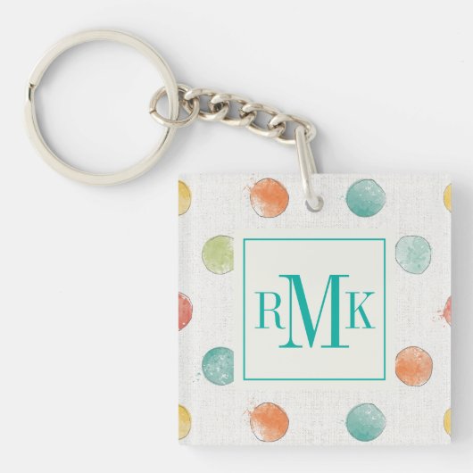 Monogram | Doordacht Butterflies Stap Sleutelhanger (Voorkant)