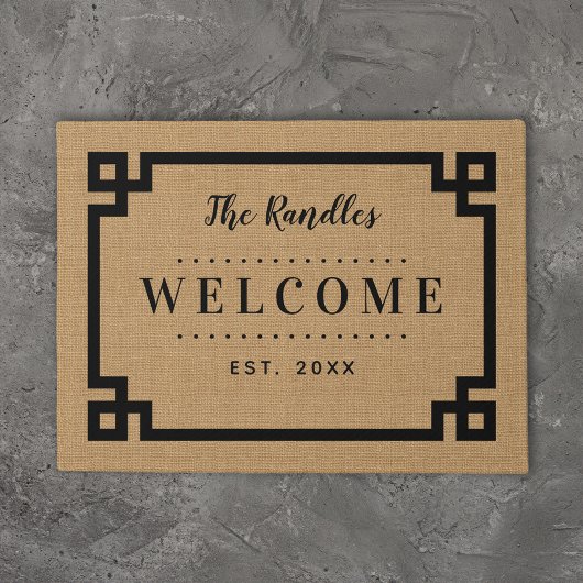 Monogram Doormat Deurmat