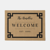 Monogram Doormat Deurmat (Voorkant)