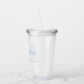 MONOGRAM DOTTED Tumbler Acryl Drinkbeker (Links)