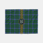 Monogram Douglas Tartan Fleece Deken (Voorkant (Horizontaal))
