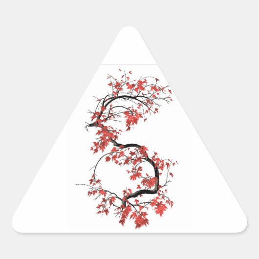 monogram driehoek sticker (Voorkant)