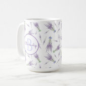 Monogram droge wasfluitjes koffiemok (Voorkant links)