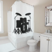 Monogram Drum Set Douchegordijn (In situ)