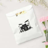 Monogram drum Silver Bedankzakje (Gezegeld)