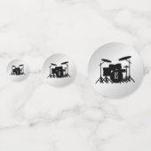 Monogram drum Silver Confetti (Voorkanten)