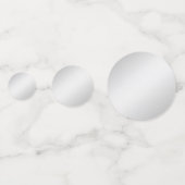 Monogram drum Silver Confetti (Achterkanten)