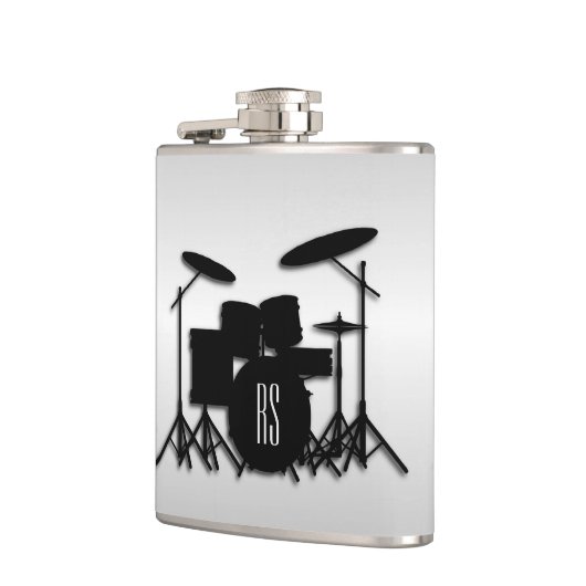 Monogram drum Silver Heupfles (Links)