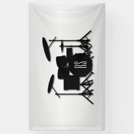 Monogram drum Silver Spandoek (Verticaal)