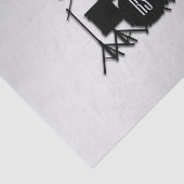 Monogram drum Silver Tissuepapier (Detail)