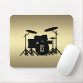 Monogram drumset Gold Muismat (Met muis)