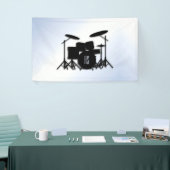 Monogram Drumstel Blauwe Accent Spandoek (Beurs)