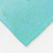 Monogram drumstel groen fleece deken (Hoek)