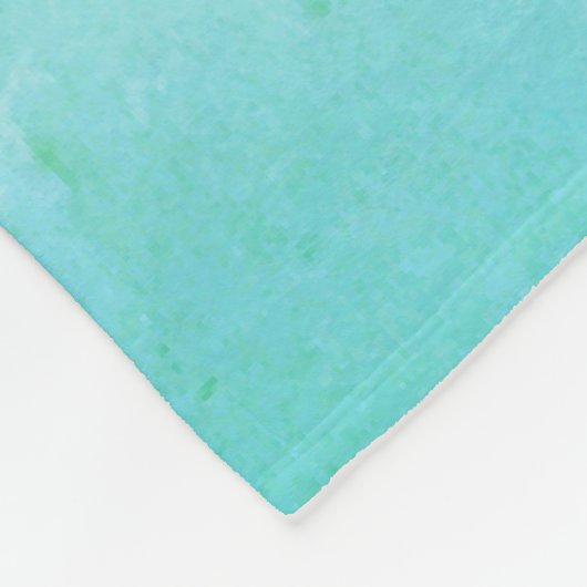 Monogram drumstel groen fleece deken (Hoek)