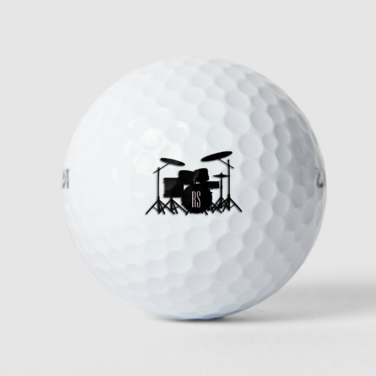 Monogram Drumstel Roze Golfballen (Voorkant)