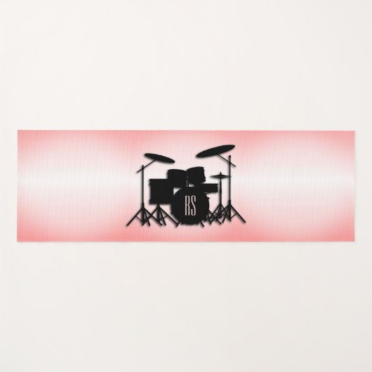 Monogram drumstel Roze Yogamat (Voorkant (horizontaal))