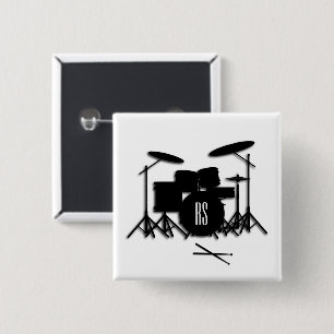 Monogram Drumstel Vierkante Button 5,1 Cm