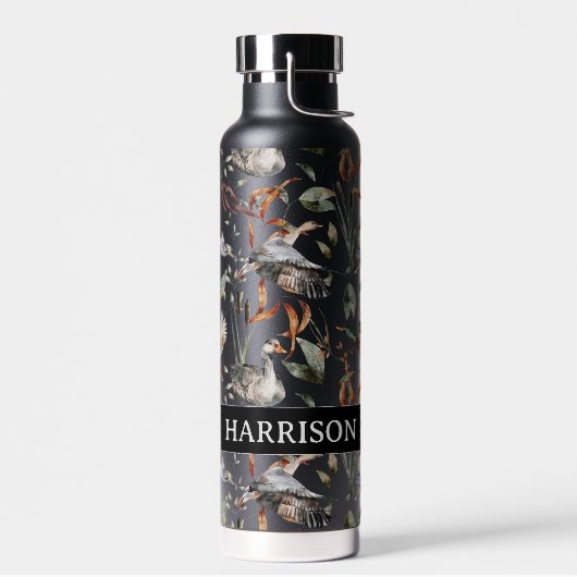 Monogram Duck Goose Rabbit Hunting Autumn Leaves Waterfles (Links)