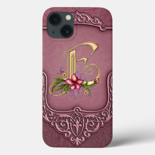 Monogram E iPad-luchtdraagtas iPhone 13 Hoesje
