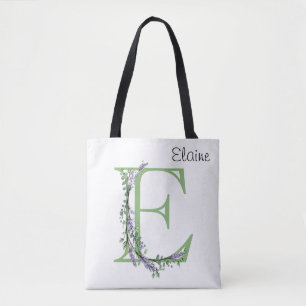 Monogram E Lavender Eucalyptus Draagtas