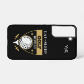Monogram Eat Sleep Golf Herhalen Samsung Galaxy Hoesje (Achterkant horizontaal)