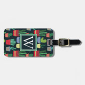 Monogram | Een kruid van Cactus Bagagelabel (Voorkant horizontaal)