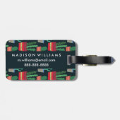 Monogram | Een kruid van Cactus Bagagelabel (Achterkant horizontaal)