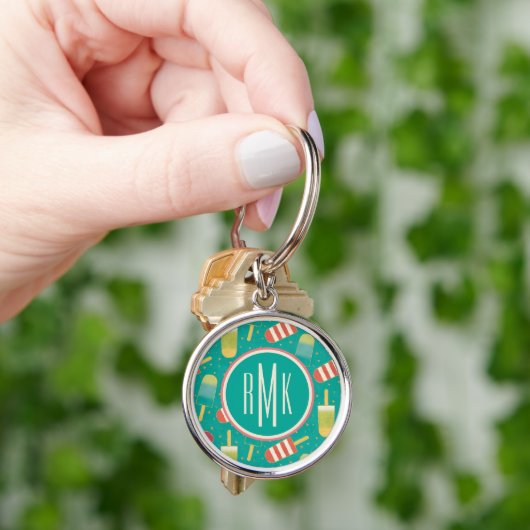 Monogram | Een of andere vun in de Sun Step Sleutelhanger (Hand)