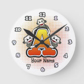 Monogram Een sok Aap klok (Voorkant)