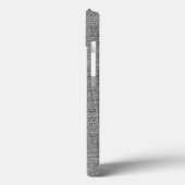 Monogram eenvoudig minimalistisch Initiaal Case-Mate iPhone Case (Achterkant / Links)
