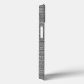 Monogram eenvoudig minimalistisch Initiaal Case-Mate iPhone Case (Achterkant / Rechts)