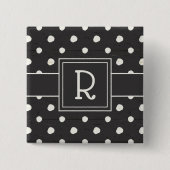 Monogram | Eenvoudige signalering Stap 1 Vierkante Button 5,1 Cm (Voorkant)