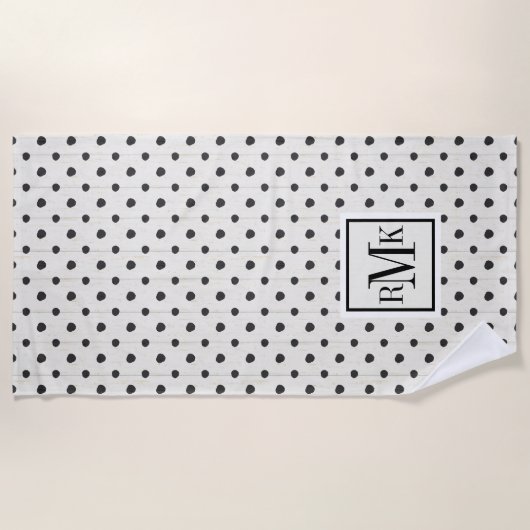 Monogram | Eenvoudige signaleringen Stap 3 Strandlaken (Voorkant)