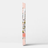 Monogram Eiffel Tower Cherry Blossom Case-Mate iPhone Case (Achterkant / Links)