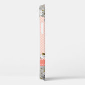 Monogram Eiffel Tower Cherry Blossom Case-Mate iPhone Case (Achterkant / Rechts)