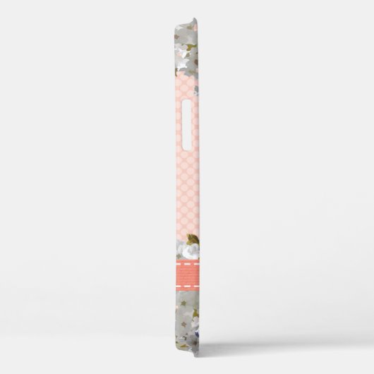 Monogram Eiffel Tower Cherry Blossom Case-Mate iPhone Case (Achterkant / Rechts)