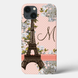 Monogram Eiffel Tower Parisian iPhone 13 Hoesje